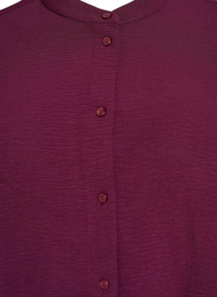 FLASH - Tunic with 3/4 sleeves, Dark Bordeaux, Packshot image number 2