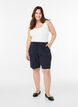 Loose cotton shorts with pockets, Blue, Model image number 1