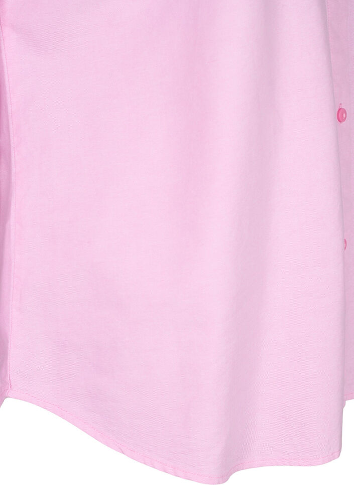 Long-sleeved cotton shirt, Pink, Packshot image number 3