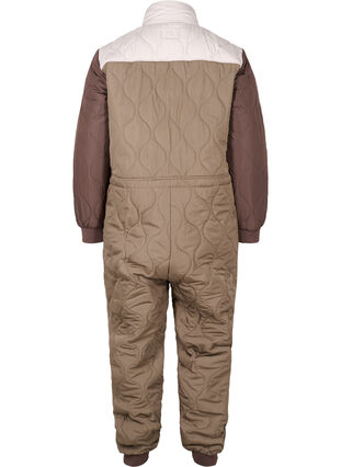 Thermal jumpsuit in block-colour, Falcon Comb, Packshot image number 1