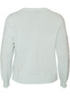 Cable-knit cardigan with decorative buttons, Light Blue, Packshot image number 1