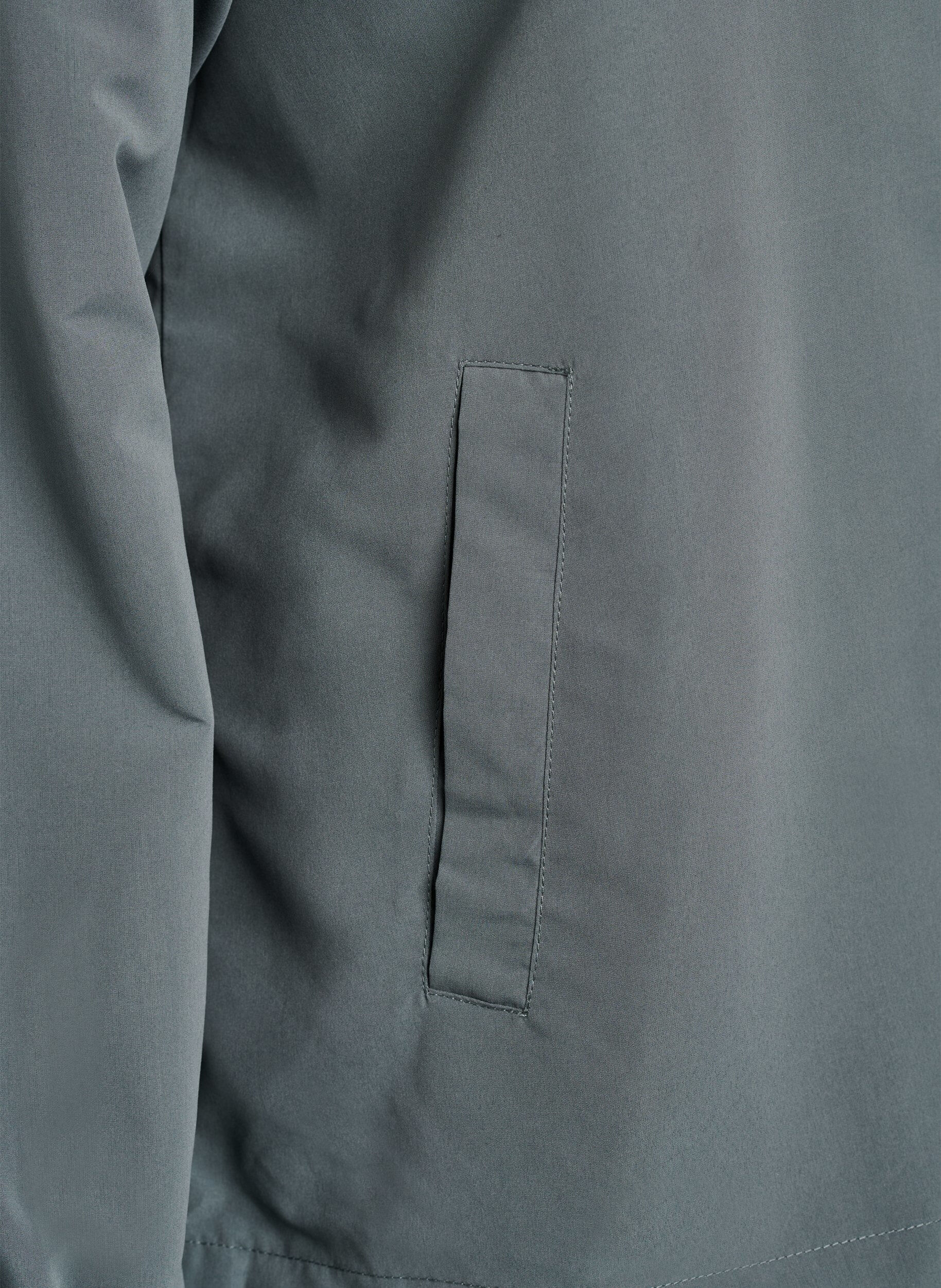 Zizzifashion Lightweight jacket with a hood and zipper, Green, Packshot image number 3