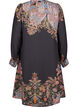 Midi dress with paisley print, Black Paisley, Packshot image number 1