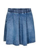 Short denim skater skirt, Blue, Packshot image number 0