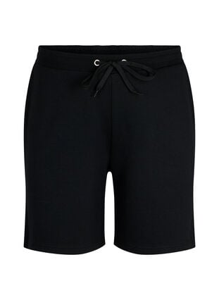Shorts made of modal mix with pockets, Black, Packshot image number 0
