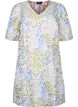Jacquard dress with 1/2 sleeves, Wild Flower AOP, Packshot image number 0