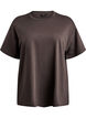 Oversized sweat T-shirt, Brown, Packshot image number 0