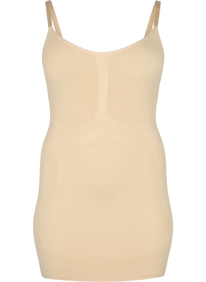 Shapewear strappy top, Beige, Packshot image number 0