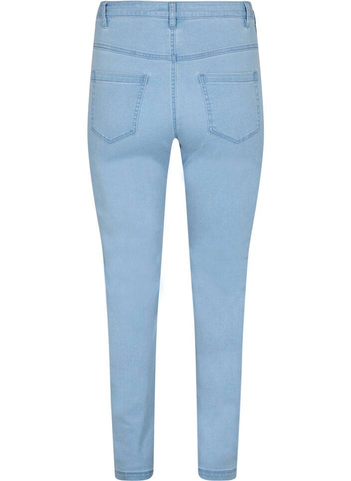 Slim fit Emily jeans with normal waist, Light Blue, Packshot image number 1