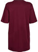Knee-length cotton T-shirt dress, Red, Packshot image number 1