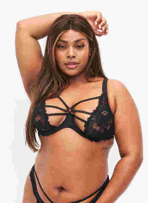 Figa underwired bra with lace and details