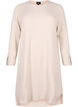 Knitted dress with slit in the sleeves, Pumice Stone Mel., Packshot image number 0