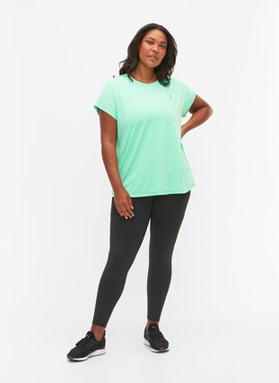Short-sleeved workout t-shirt, Spring Bud, Model image number 2