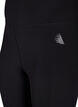 CORE, SUPER TENSION TIGHTS - 3/4 training tights with pocket, Black, Packshot image number 2