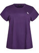 Solid-coloured training T-shirt, Purple, Packshot image number 0