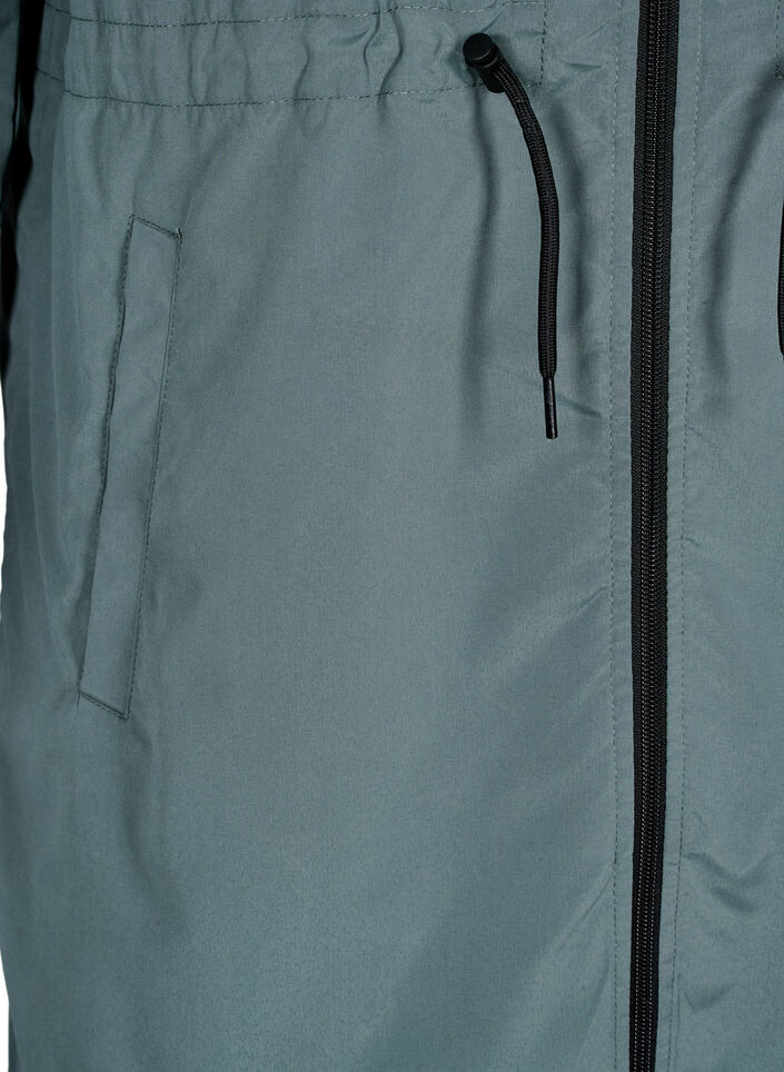 FLASH - Lightweight parka with a hood, Green, Packshot image number 3