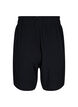 Loose shorts in viscose, Black, Packshot image number 1