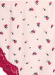 Brazilian panties with floral print and lace, Rose, Packshot image number 2