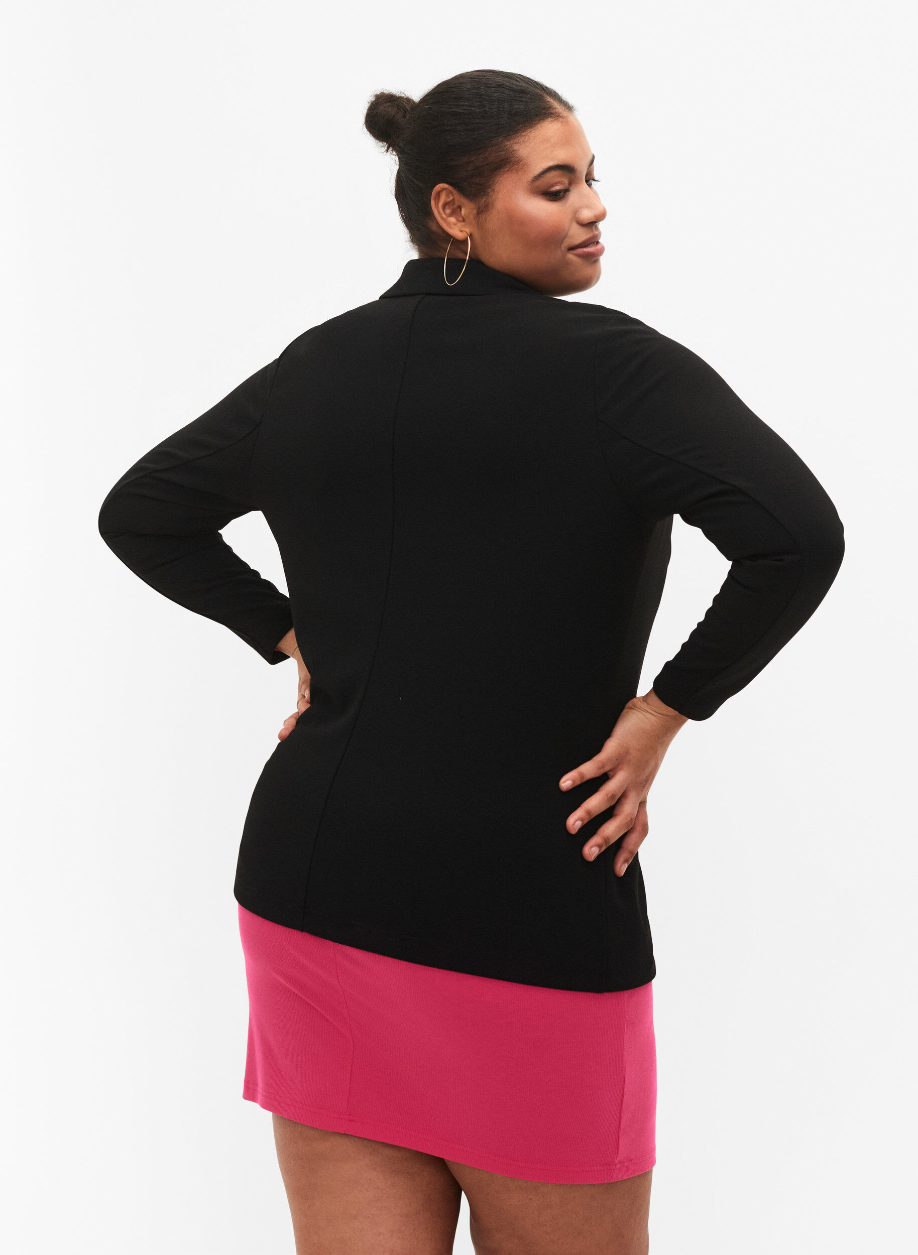 Zizzifashion Blazer with pockets, Black, Model image number 1