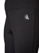 Bootcut training tights with a high waist, Black, Packshot image number 2