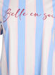 T-shirt with stripes and text print, Blue, Packshot image number 2