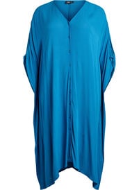 Kaftan beach dress with buttons - Beige - Sz. 40-64 - Zizzifashion Kaftan beach dress with buttons - Beige - Sz. 40-64 - Zizzifashion