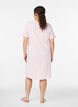 Short-sleeved nightgown in organic cotton, Pink, Model image number 1