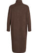 Jumper dress with turtleneck and slits, Brown, Packshot image number 1