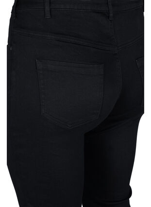 Slim fit Emily jeans with normal waist, Black, Packshot image number 3