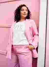 Pink spring suit, , Model