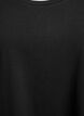 Basic jersey blouse with long sleeves, Black, Packshot image number 2
