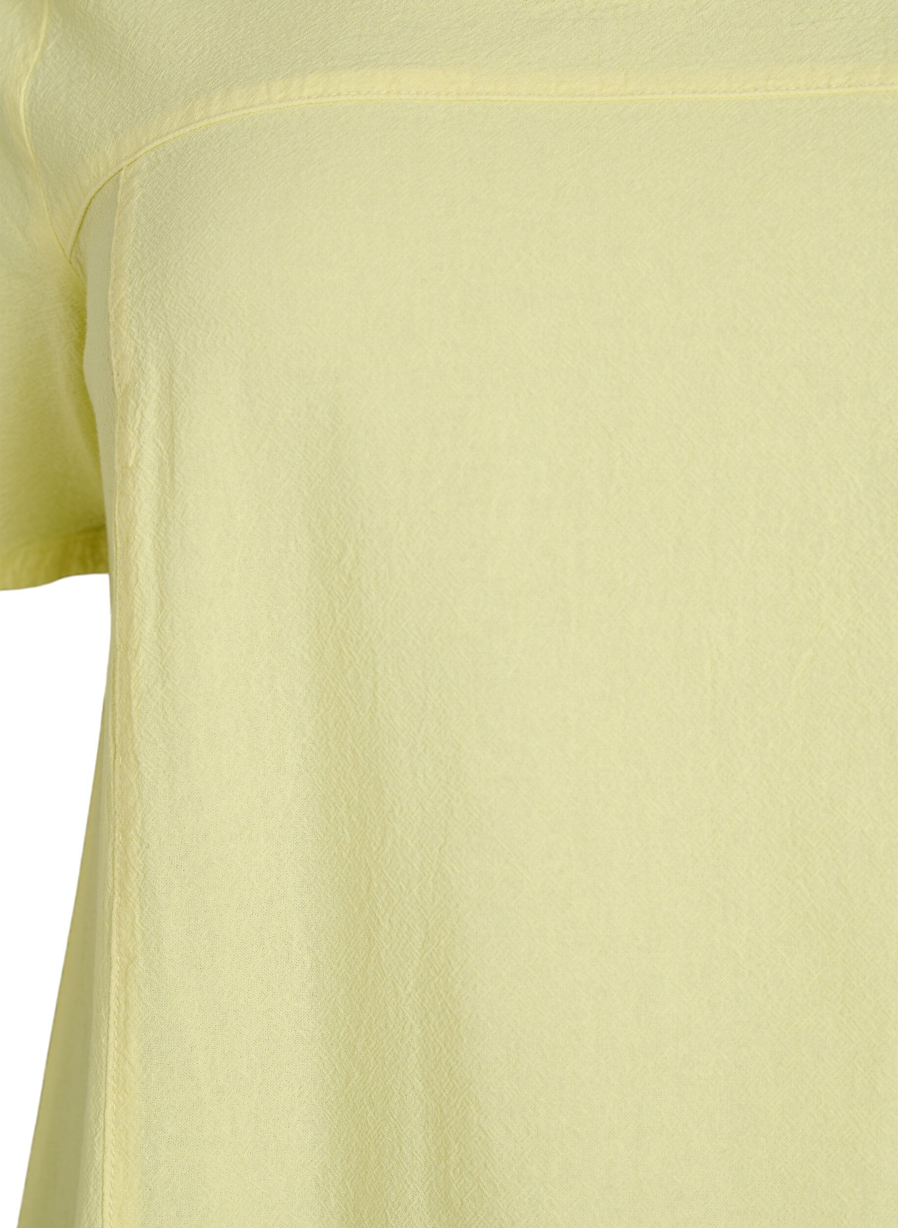 Zizzifashion Short-sleeved cotton dress, Yellow, Packshot image number 2