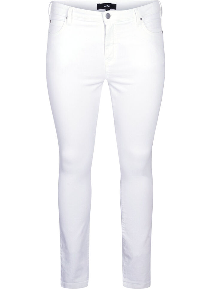 High-waisted super slim Amy jeans , White, Packshot image number 0