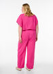 FLASH - Straight fit trousers with high waist, Pink, Model image number 1