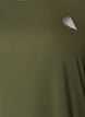 Sports top with 3/4 sleeves, Green, Packshot image number 2