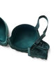 Bra with moulded cups and lace, Green, Packshot image number 3