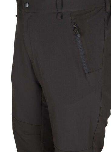 Hiking trousers with pockets, Black, Packshot image number 2