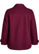 Short coat with double-breasted button closure, Dark Bordeaux, Packshot image number 1