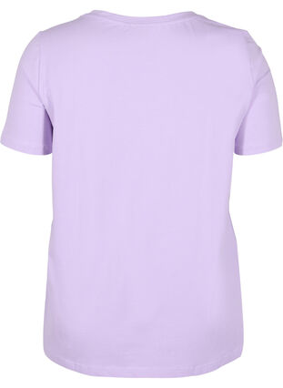 Short-sleeved t-shirt with print,  Lavender LAMOUR, Packshot image number 1