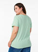 Short sleeve t-shirt with v-neckline, Green, Model image number 2