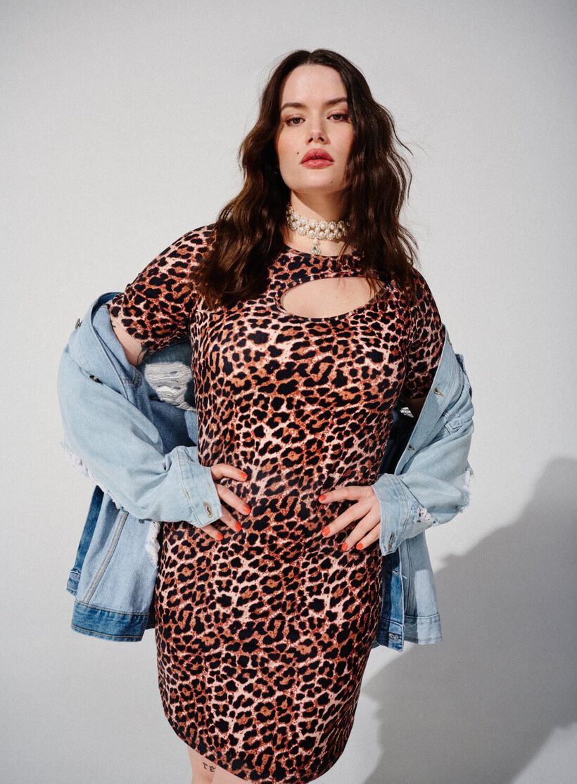 Leopard dress, , Model, 1