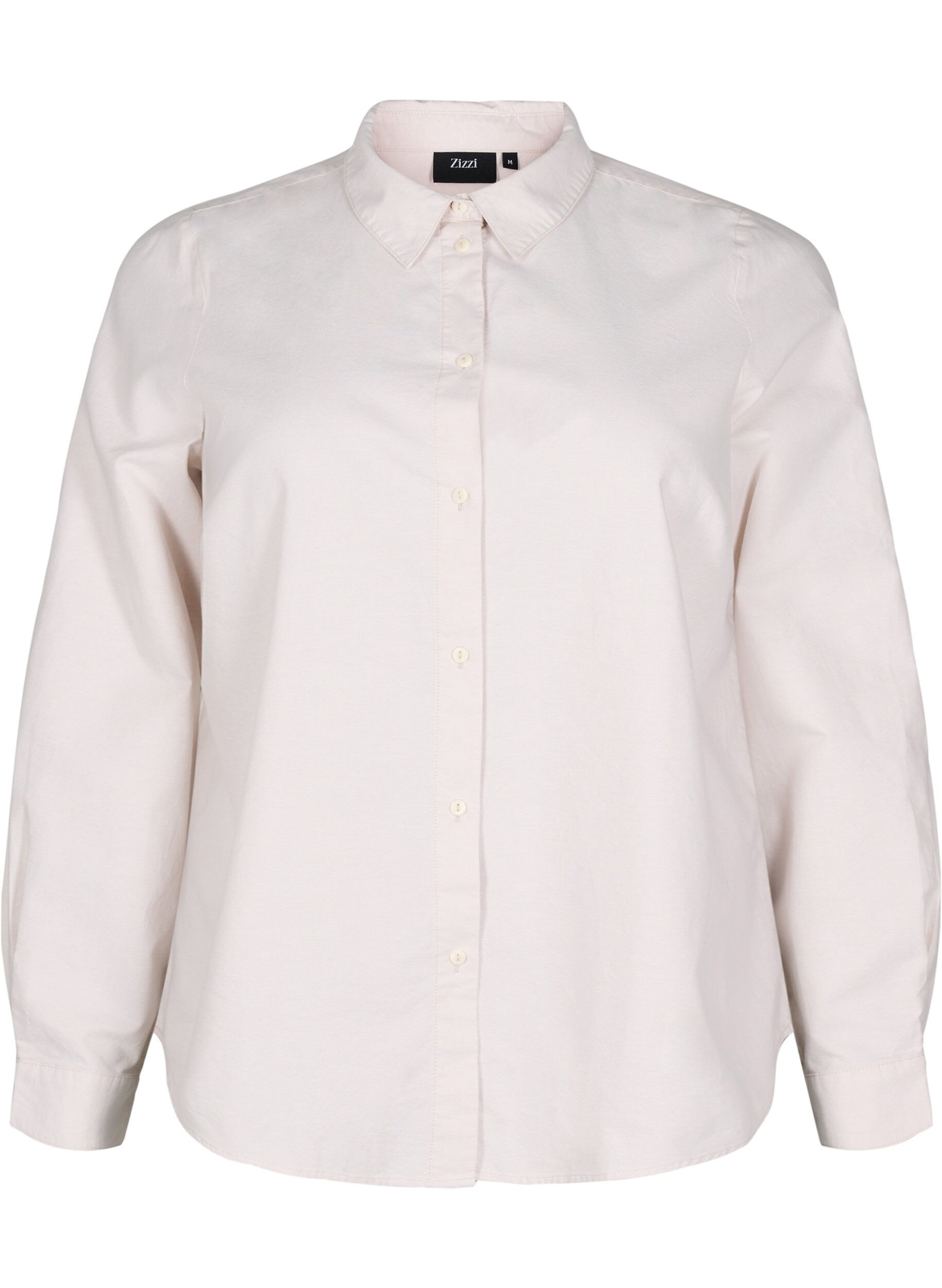 Long-sleeved cotton shirt