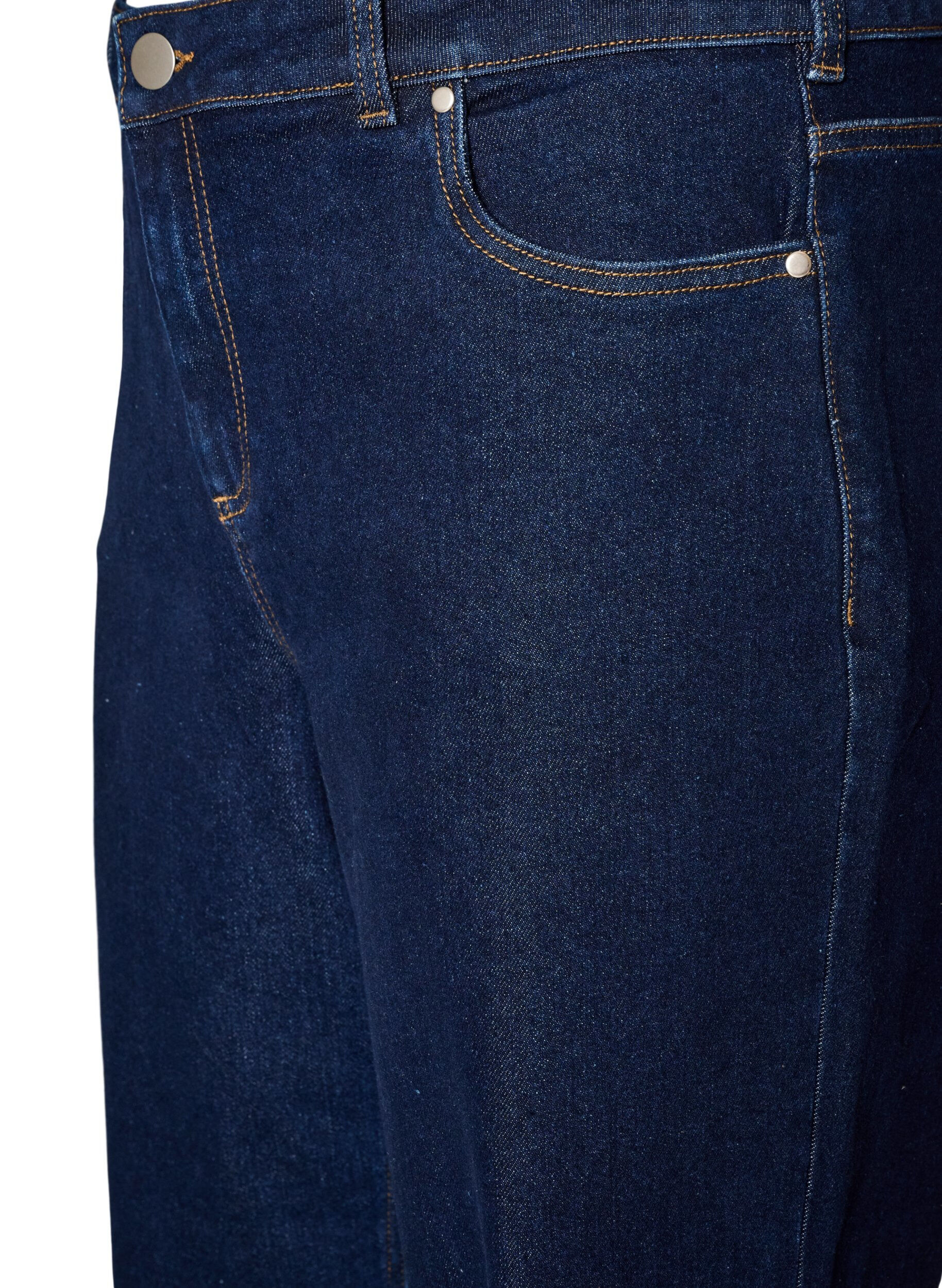 ZizzifashionMyra jeans with high waist and wide fit, Blue, Packshot image number 2