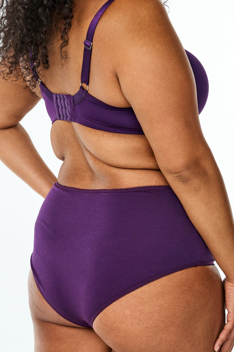 7-pack hipster briefs with regular waist, Purple, Model image number 2