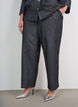 Straight leg jeans with glitter thread, Grey, Model image number 2