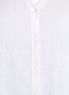 Long shirt in linen and viscose, White, Packshot image number 2