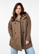 Water-repellent spring jacket with an A-line cut, Brown, Model image number 0
