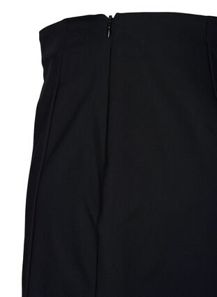Short skirt with slit, Black, Packshot image number 2