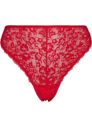Lace G-string with regular waist, Red Ass., Packshot image number 0