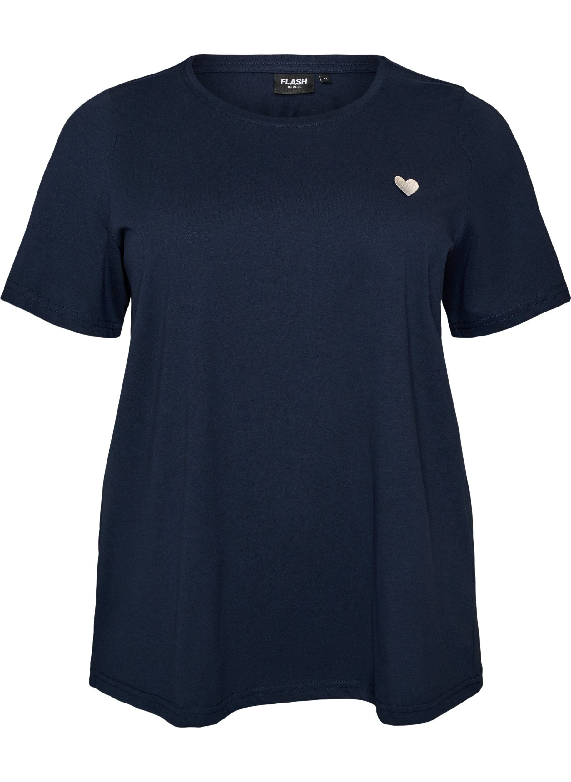 ZizzifashionT-shirt with motif, Blue, Packshot image number 0